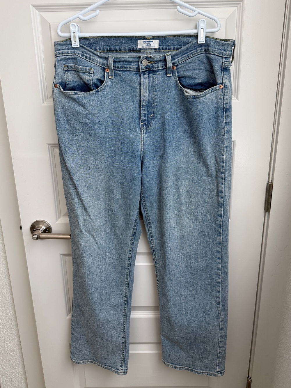 Denizen From Levi’s 90’s Loose Straight Jeans Women’s Size 16 Light Wash